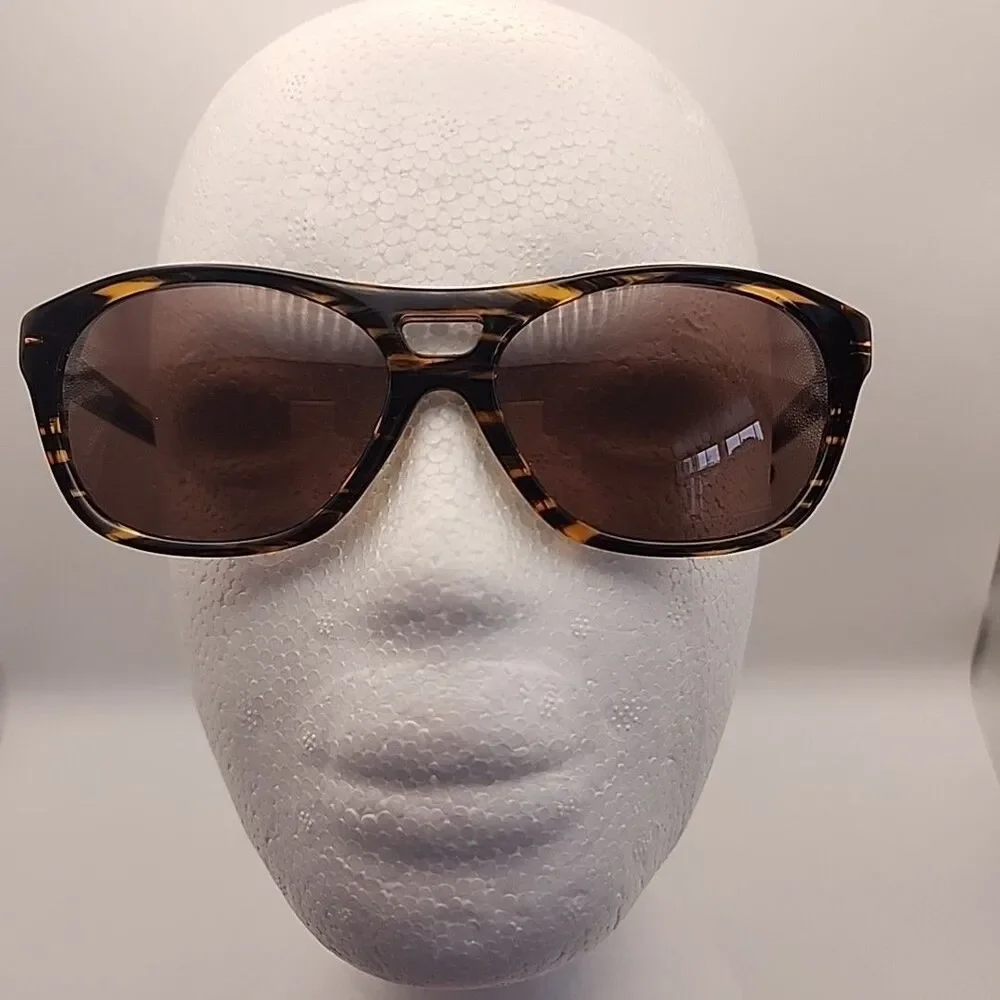 DKNY Sunglasses 7812S 315 52-17-140 Tort Striped Aviator Pilot Retro Unisex